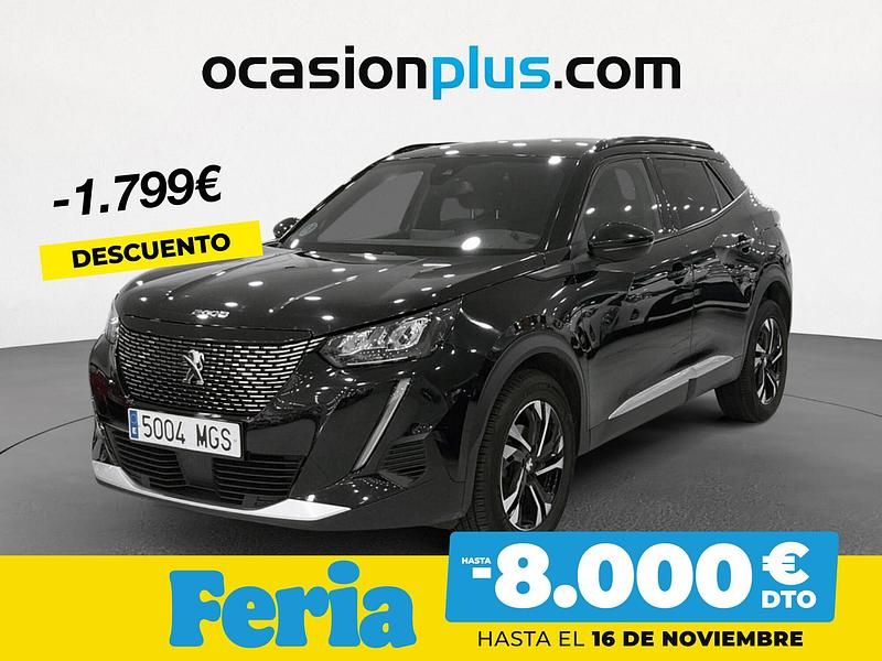 Negro Usado 2023 Peugeot 2008 Allure SUV | 15.500 € (Precio justo) - Imagen 1/4