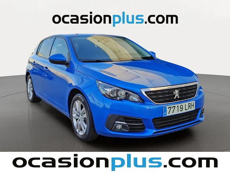 Usado Peugeot 308 Active 110 CV (80 kW) 2021 Azul Utilitario