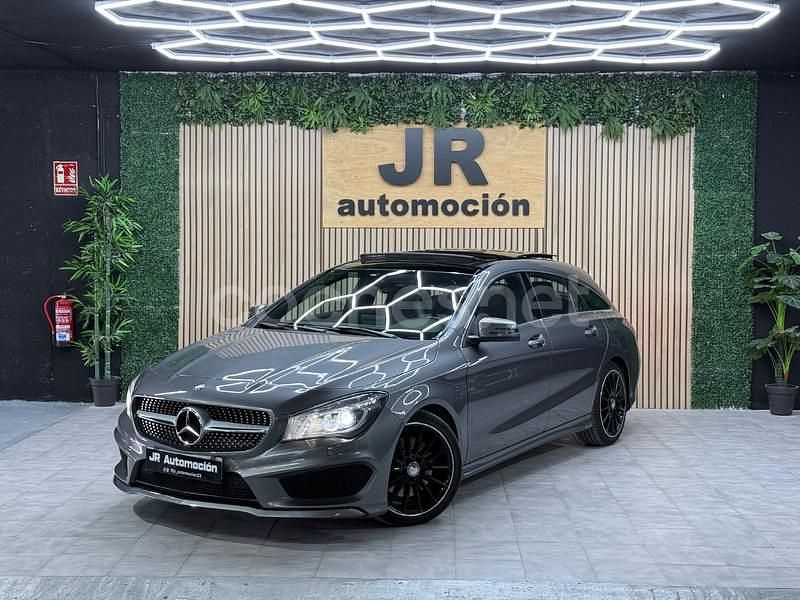 Gris / plata Usado 2016 Mercedes CLA220 Shooting Brake AMG line Familiar | 19.500 € (Precio justo) - Imagen 1/4