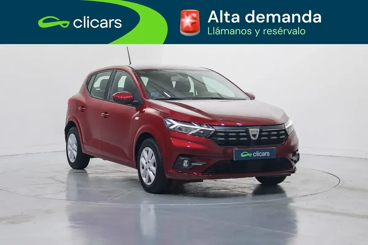 Usado Dacia Sandero Comfort 100 CV (73 kW) 2022 Rojo