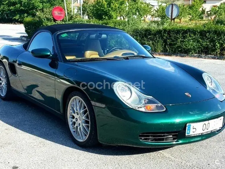Usado Porsche Boxster 220 CV (161 kW) 2001 Verde Descapotable