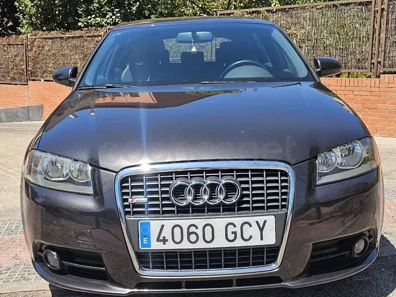 Usado Audi A3 S-Line 105 CV (77 kW) 2008 Negro Utilitario