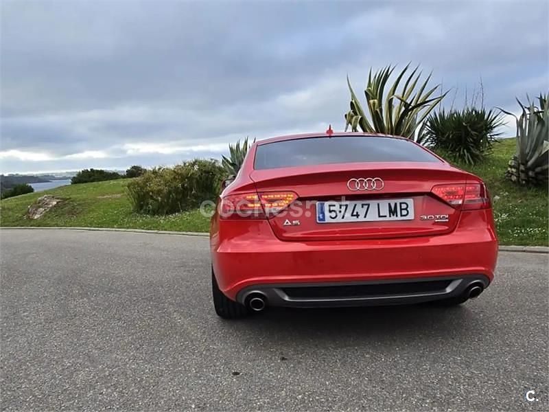 Usado Audi A5 272 CV (200 kW) 2010 Rojo Coupe