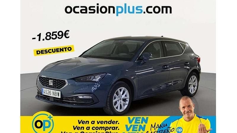 Usado Seat Leon Style 116 CV (85 kW) 2025 Azul Utilitario