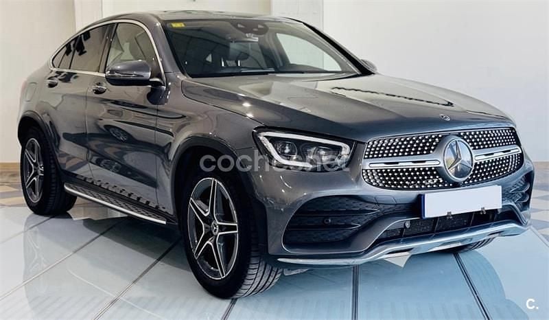 Usado Mercedes GLC300 245 CV (180 kW) 2020 Gris / plata Coupe