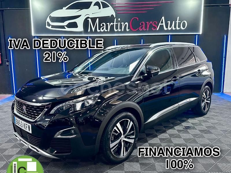 Negro Usado 2017 Peugeot 5008 GT-line Monovolumen | 15.999 € (Precio justo) - Imagen 1/4