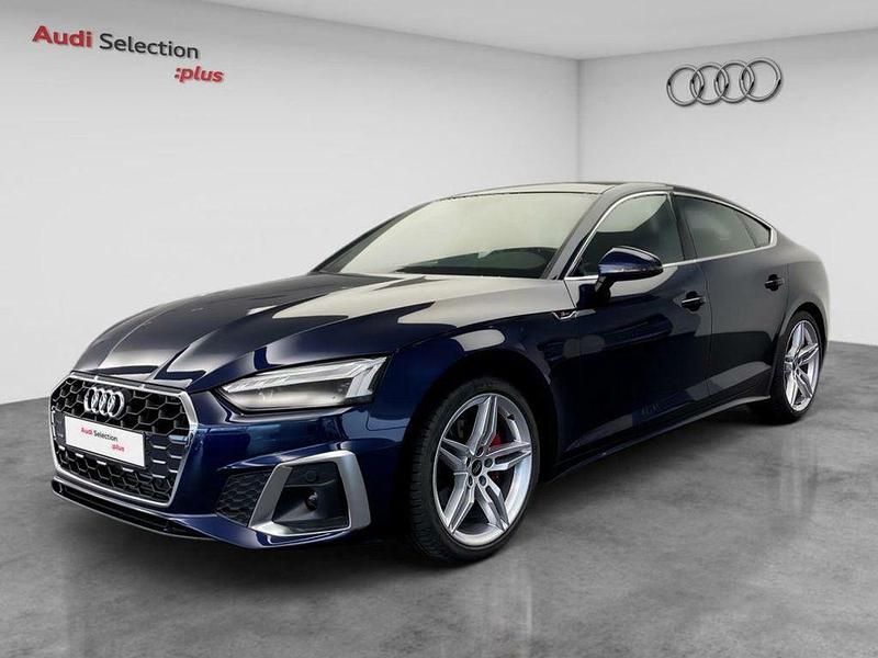 Usado Audi A5 Sportback S-Line 204 CV (150 kW) 2023 Azul Utilitario