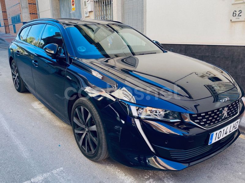Usado Peugeot 508 GT-line 130 CV (95 kW) 2020 Azul Familiar