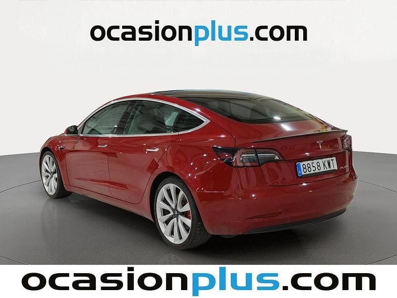 Usado Tesla Model 3 Performance 330 kW (450 CV) 2019 Rojo Berlina