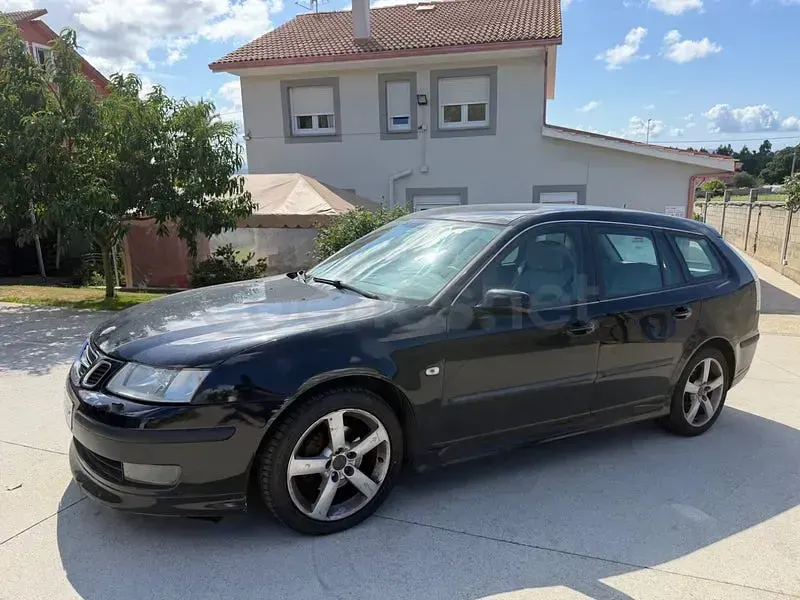 Usado Saab 9-3 Vector 150 CV (110 kW) 2007 Negro Utilitario