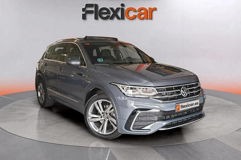 Gris Usado 2021 VW Tiguan R-line SUV | 26.290 € (Precio justo) - Imagen 1/4