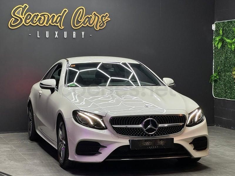 Usado Mercedes E220 194 CV (142 kW) 2018 Blanco Coupe