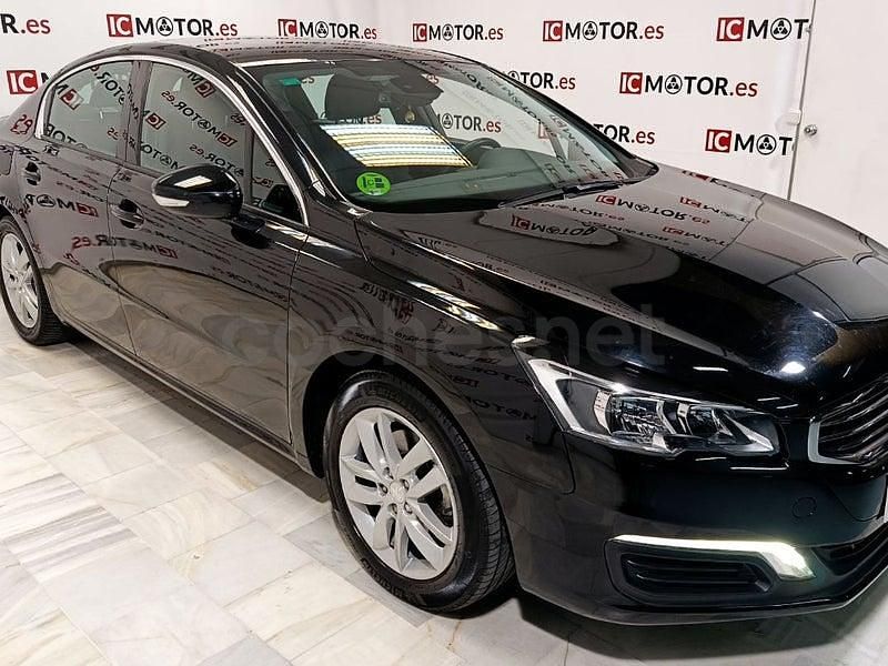 Usado Peugeot 508 Active 165 CV (121 kW) 2015 Negro Berlina