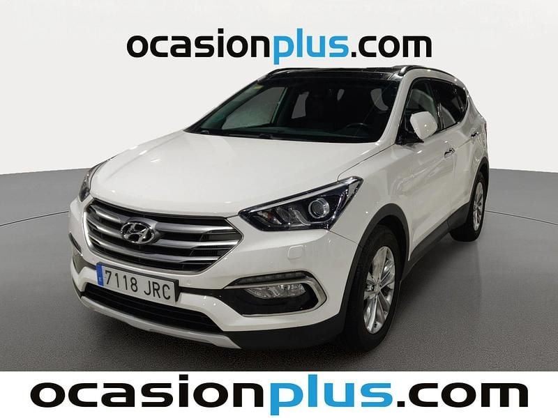 Blanco Usado 2016 Hyundai Santa Fe SUV | 18.390 € (Caro) - Imagen 1/4