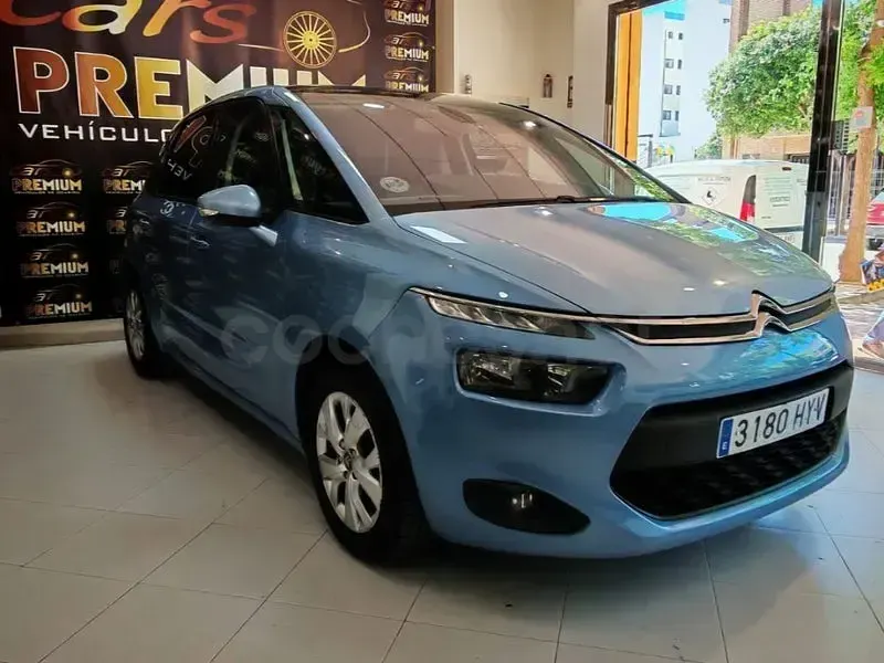 Usado Citroën C4 Picasso Attraction 92 CV (67 kW) 2014 Azul Monovolumen
