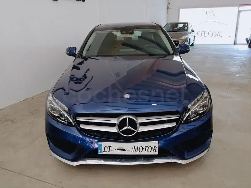 Usado Mercedes C220 170 CV (125 kW) 2017 Azul Berlina