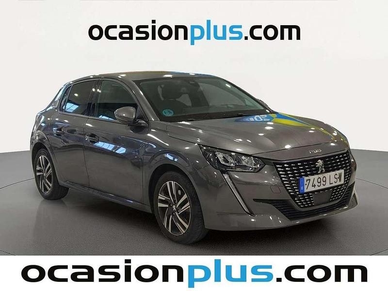 Usado Peugeot 208 Allure 102 CV (75 kW) 2021 Gris Utilitario