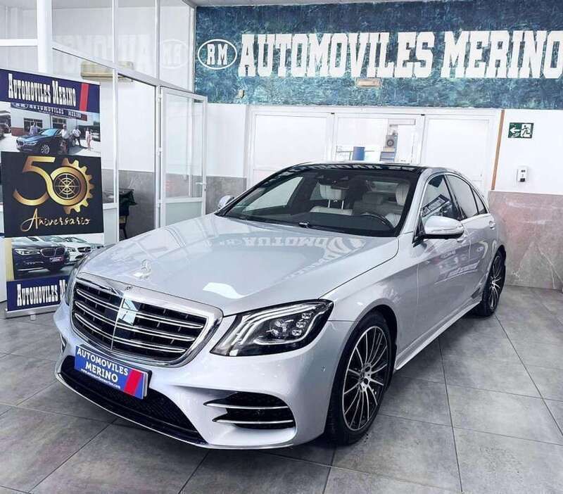 Plateado Usado 2019 Mercedes S400 Berlina | 58.000 € (Precio justo) - Imagen 1/4