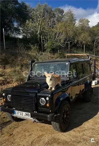 Usado Land Rover Defender 122 CV (89 kW) 2016 Negro Pickup/Camioneta
