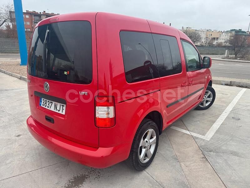Usado VW Caddy 80 CV (58 kW) 2008 Granate Monovolumen