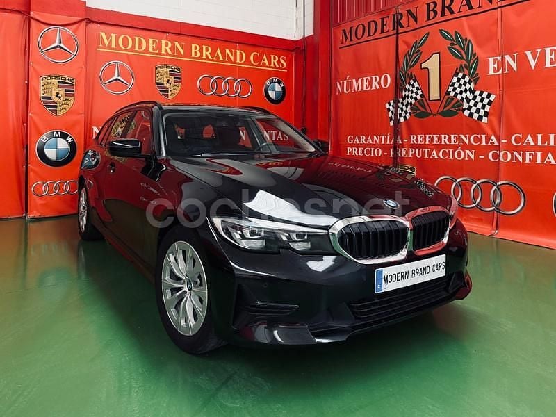 Negro Usado 2021 BMW 318 Familiar | 18.490 € (Super precio) - Imagen 1/4