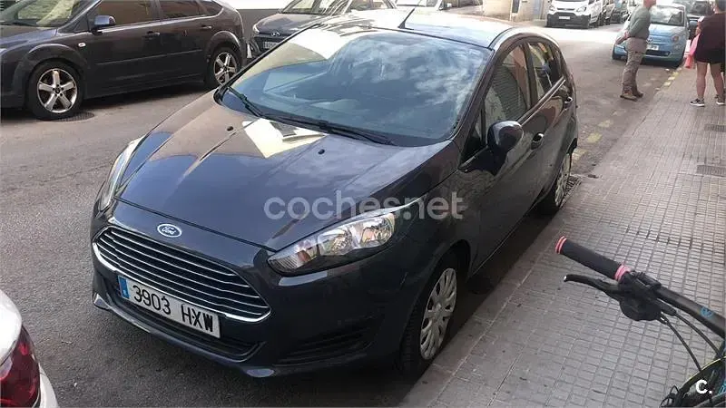 Usado Ford Fiesta Trend 82 CV (60 kW) 2014 Gris / plata Utilitario