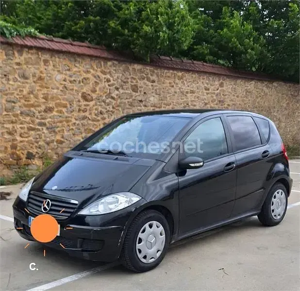 Usado Mercedes A160 Elegance 82 CV (60 kW) 2006 Negro Monovolumen