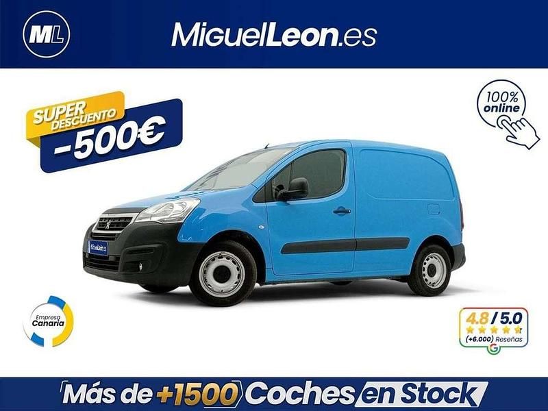 Azul Usado 2019 Peugeot Partner Van | 8485 € (Buen precio) - Imagen 1/1