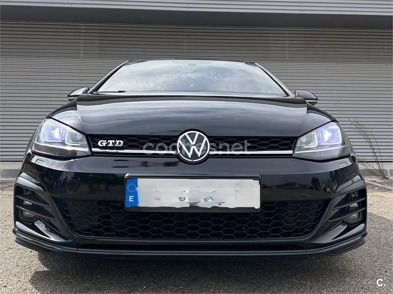 Negro Usado 2015 VW Golf VII GTD Berlina | 14.800 € (Precio justo) - Imagen 1/4