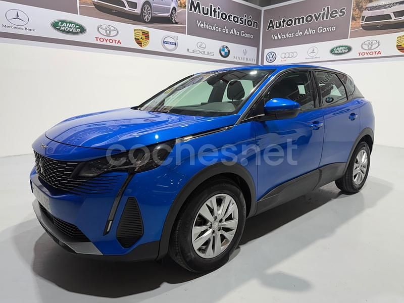 Usado Peugeot 3008 Active 130 CV (95 kW) 2021 Azul SUV