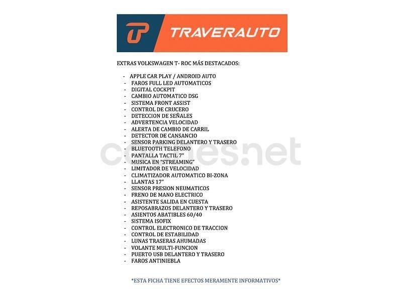 Usado VW T-Roc Life 150 CV (110 kW) 2023 Azul SUV