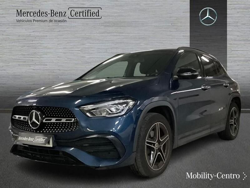Denim blue metallic paint Usado 2022 Mercedes GLA250 AMG line SUV | 37.500 € (Un poco caro) - Imagen 1/4