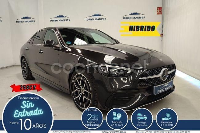 Gris / plata Usado 2022 Mercedes C300e Berlina | 40.990 € (Precio justo) - Imagen 1/4