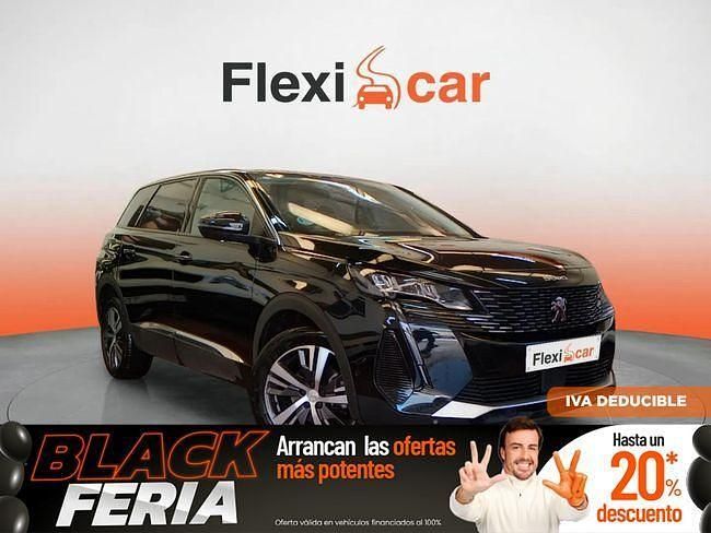 Negro Usado 2022 Peugeot 5008 Allure Monovolumen | 16.990 € (Precio justo) - Imagen 1/4