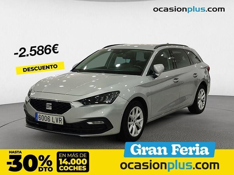 Gris Usado 2021 Seat Leon Style Familiar | 16.900 € (Precio justo) - Imagen 1/4