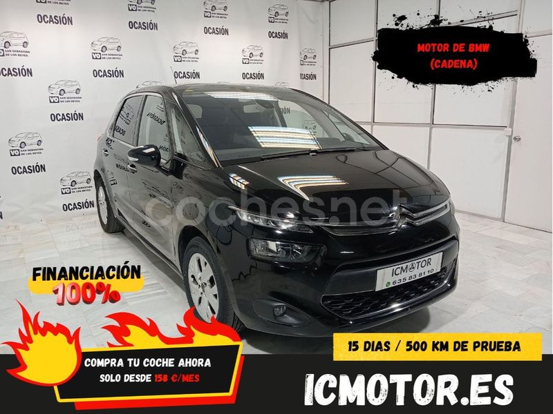 Negro Usado 2016 Citroën C4 Picasso Exclusive Monovolumen | 11.790 € (Super precio) - Imagen 1/4