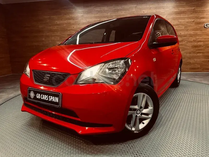 Usado Seat Mii Style 75 CV (55 kW) 2014 Rojo Utilitario