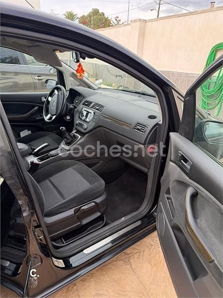 Negro Usado 2007 Ford C-MAX Ghia Monovolumen | 4100 € (Precio justo) - Imagen 1/4