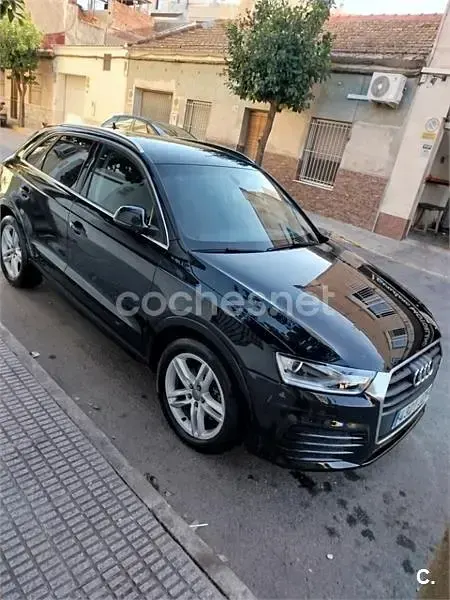 Usado Audi Q3 Design 150 CV (110 kW) 2017 Negro SUV