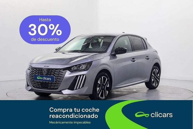 Usado Peugeot 208 Allure 101 CV (74 kW) 2025 Plateado Utilitario