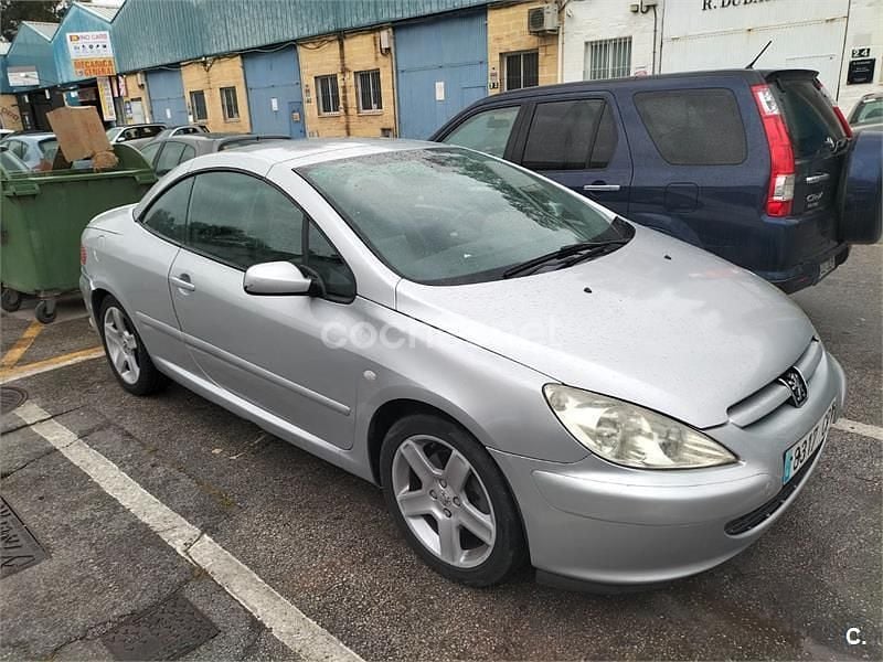 Usado Peugeot 307 CC Sport 180 CV (132 kW) 2003 Gris / plata Descapotable