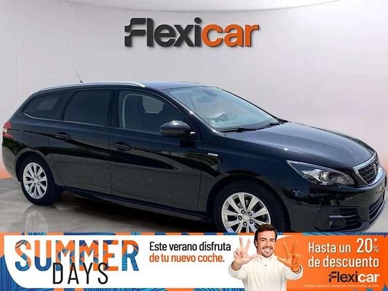 Negro Usado 2019 Peugeot 308 Style Familiar | 9790 € (Buen precio) - Imagen 1/4