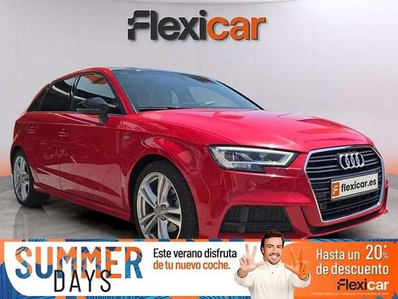 Rojo Usado 2019 Audi A3 Sportback Attraction Utilitario | 21.390 € (Super precio) - Imagen 1/4