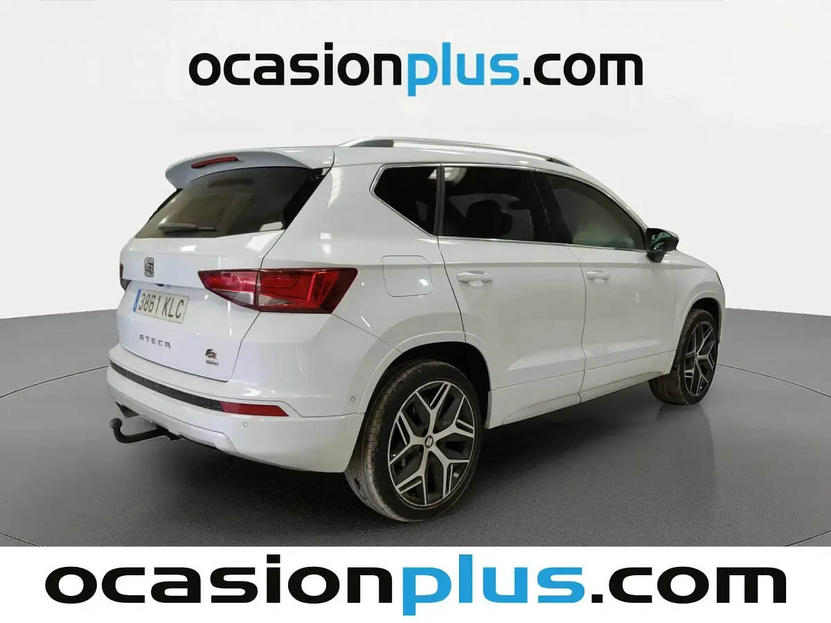 Usado Seat Ateca 4Drive 190 CV (139 kW) 2018 Blanco SUV