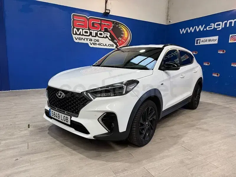 Usado Hyundai Tucson N Line 136 CV (100 kW) 2020 Blanco SUV