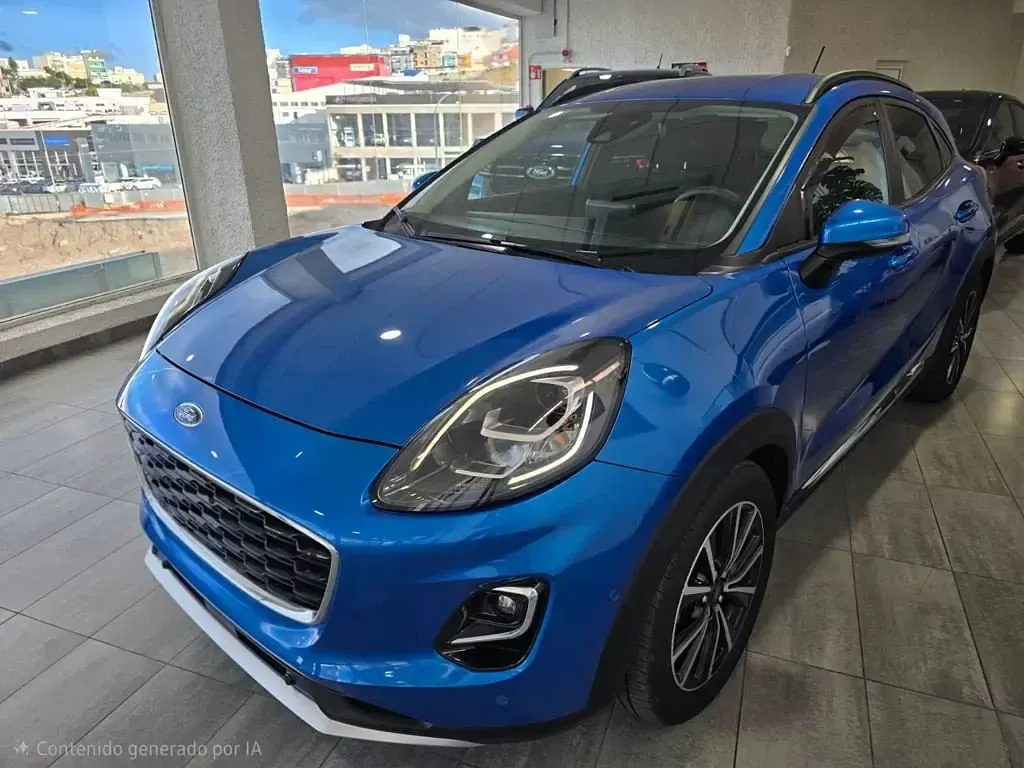 Usado Ford Puma Titanium 125 CV (91 kW) 2024 Azul desert island (metalizado) SUV