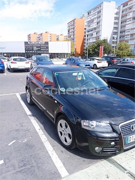 Usado Audi A3 Ambiente 140 CV (102 kW) 2006 Negro Berlina