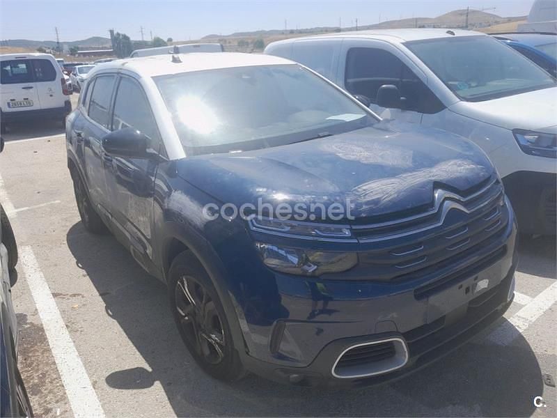 Azul Usado 2020 Citroën C5 Aircross PureTech SUV | 3900 € - Imagen 1/3