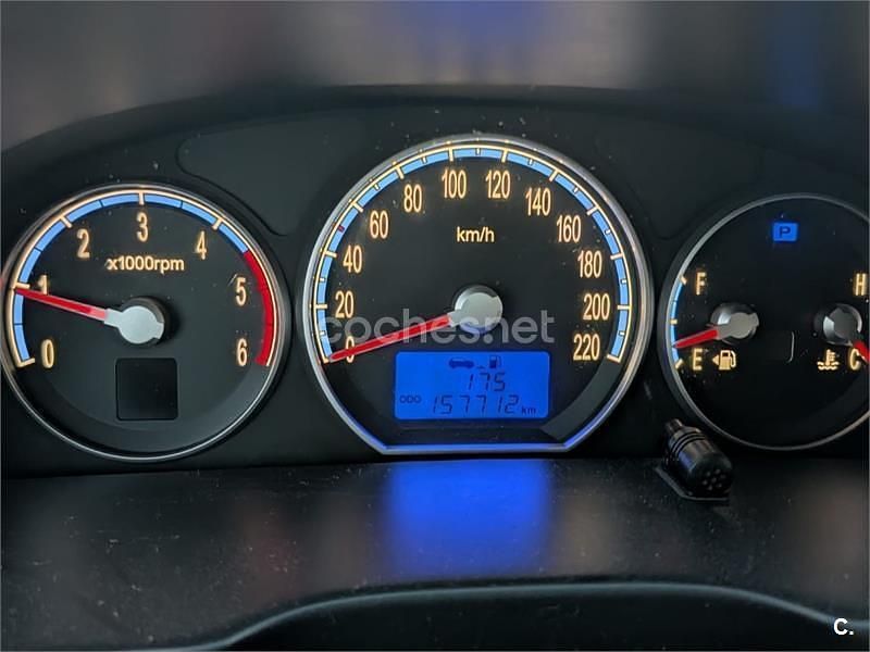 Usado Hyundai Santa Fe Style 155 CV (114 kW) 2008 Negro SUV