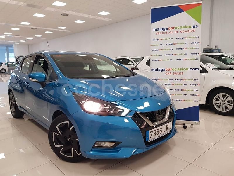 Azul Usado 2021 Nissan Micra Acenta Berlina | 10.700 € (Precio justo) - Imagen 1/4
